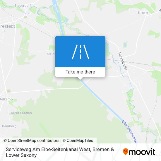 Serviceweg Am Elbe-Seitenkanal West map
