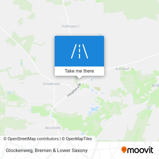 Glockenweg map
