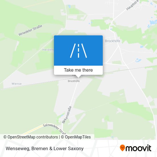 Wenseweg map