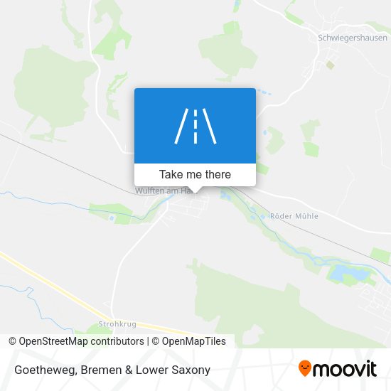 Goetheweg map