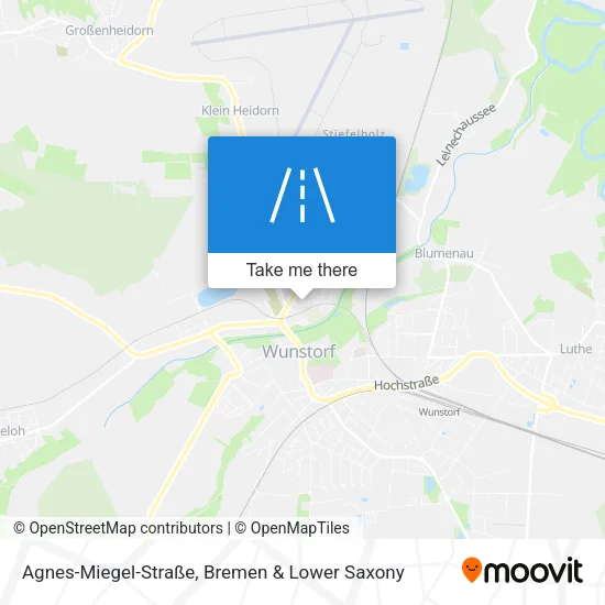 Карта Agnes-Miegel-Straße