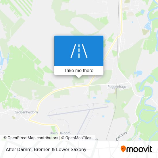 Alter Damm map