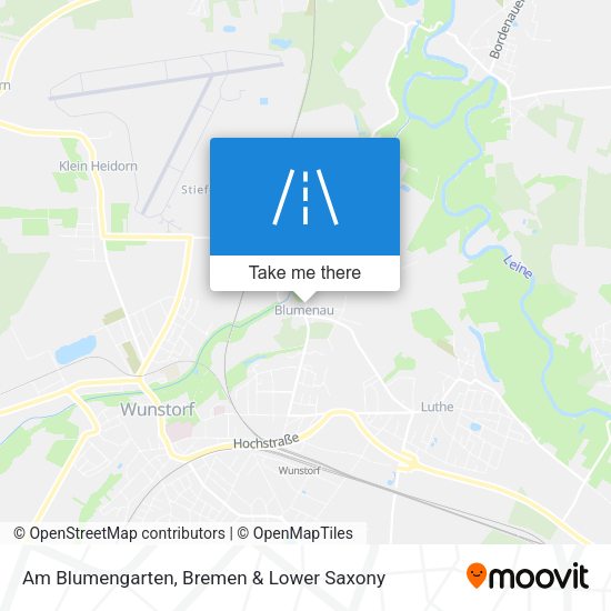 Am Blumengarten map