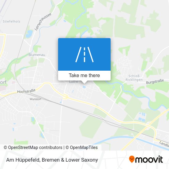 Am Hüppefeld map