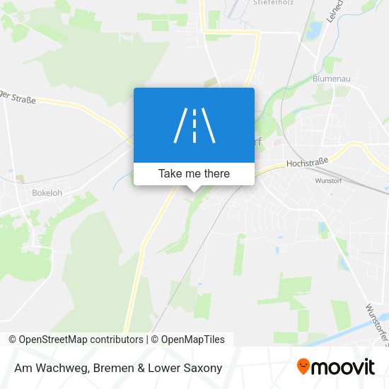 Am Wachweg map