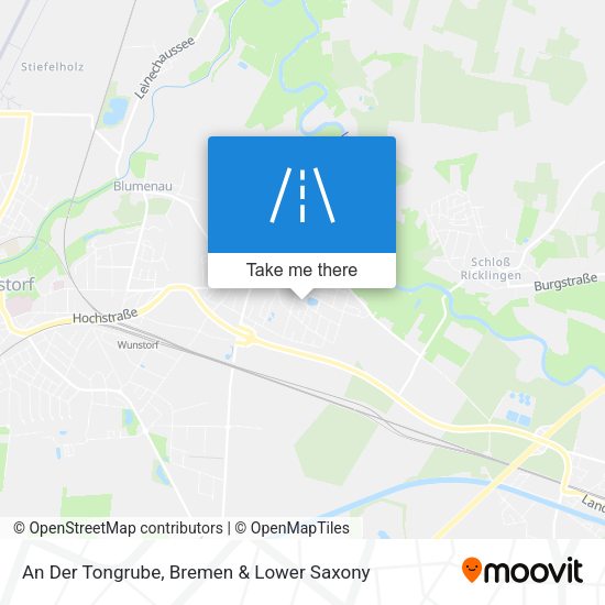 An Der Tongrube map