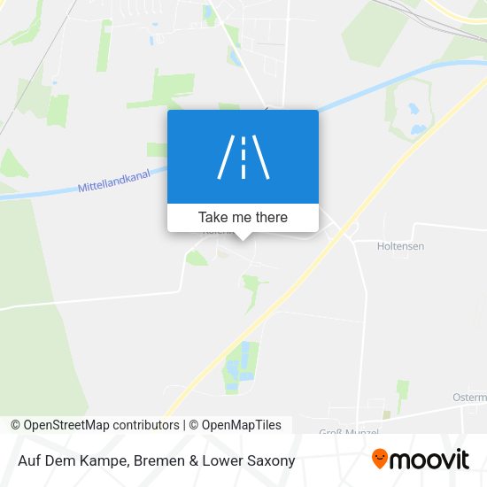 Auf Dem Kampe map