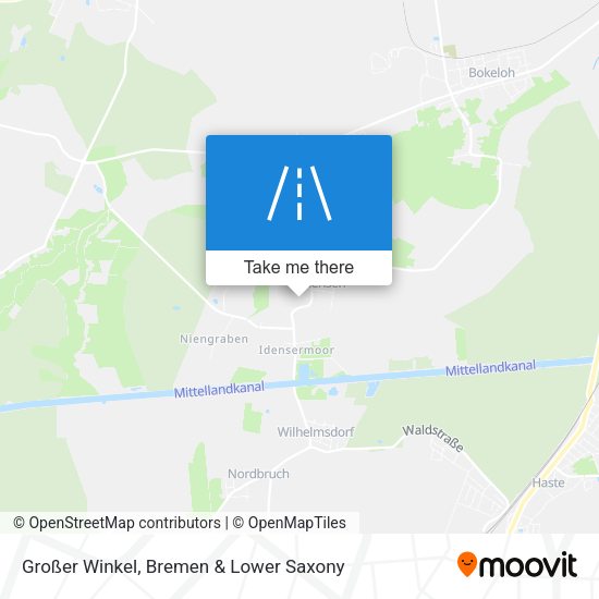 Großer Winkel map