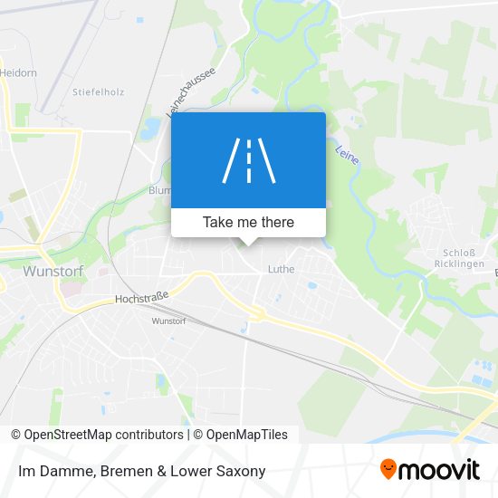 Im Damme map
