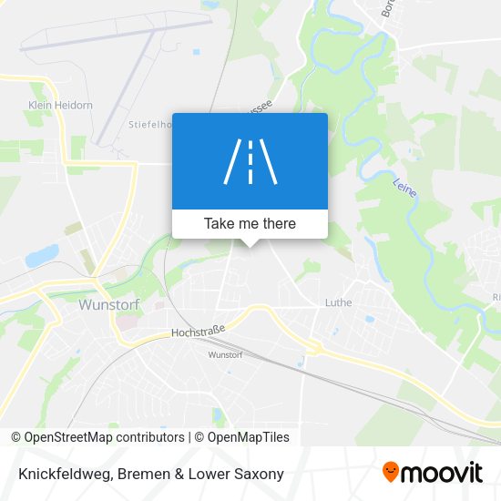 Knickfeldweg map