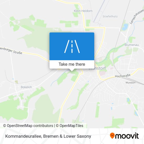 Kommandeurallee map