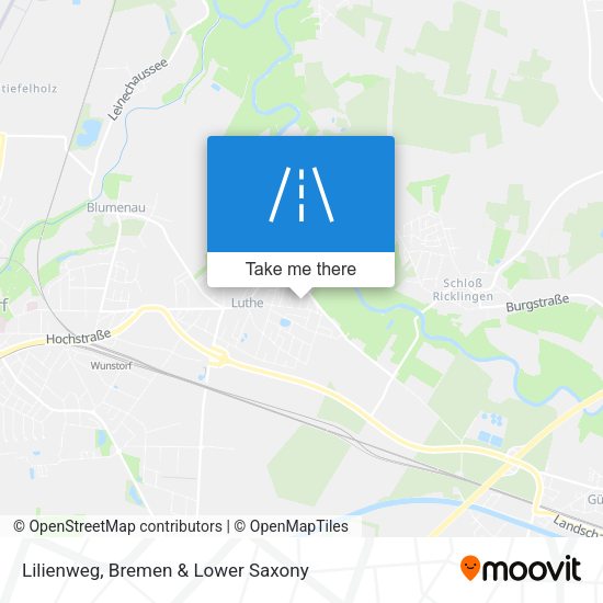 Lilienweg map