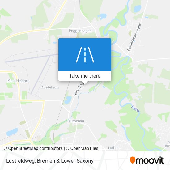 Lustfeldweg map