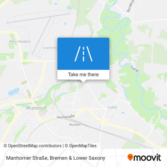 Manhorner Straße map