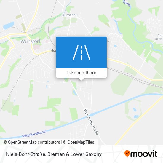 Niels-Bohr-Straße map