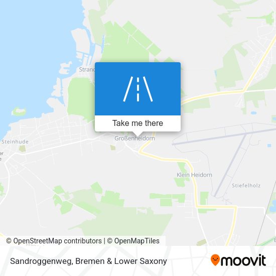 Sandroggenweg map