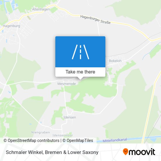 Schmaler Winkel map