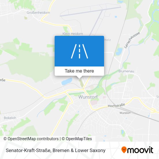 Senator-Kraft-Straße map