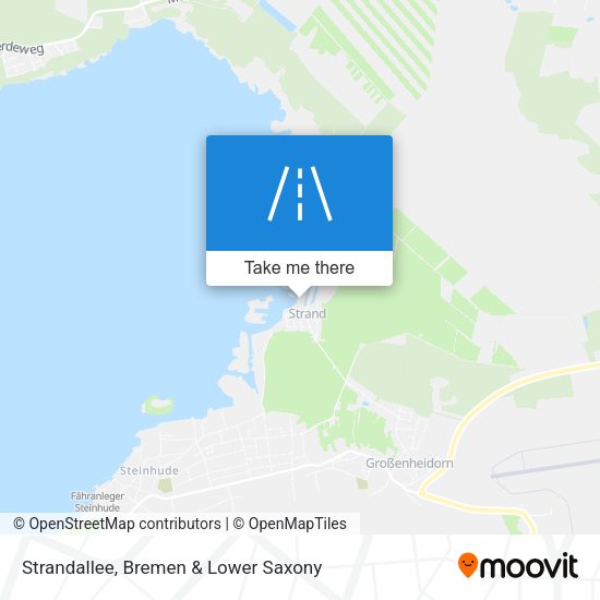 Strandallee map