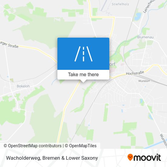 Wacholderweg map