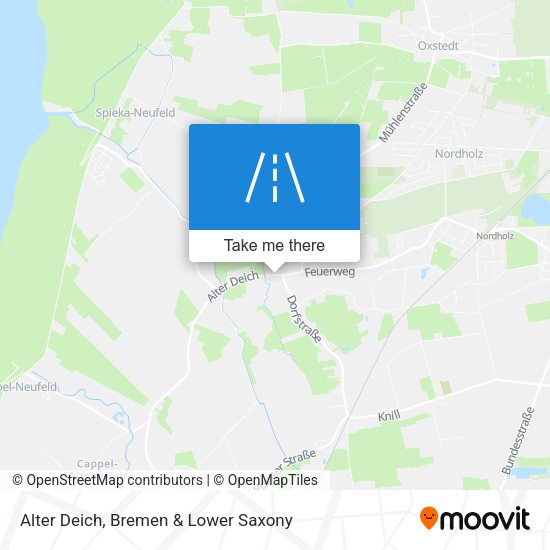 Alter Deich map