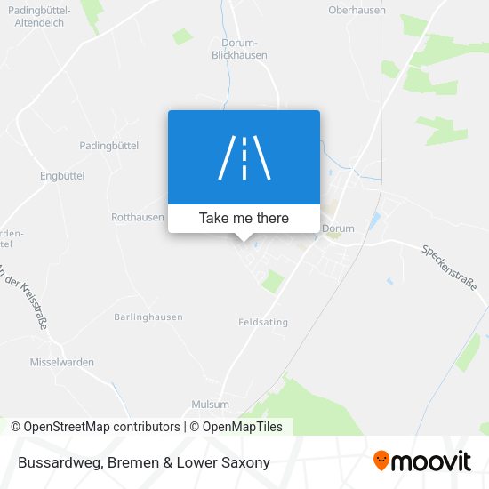 Bussardweg map