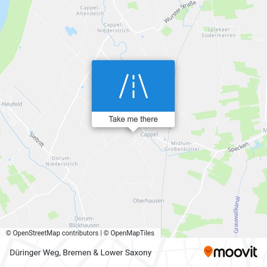 Düringer Weg map