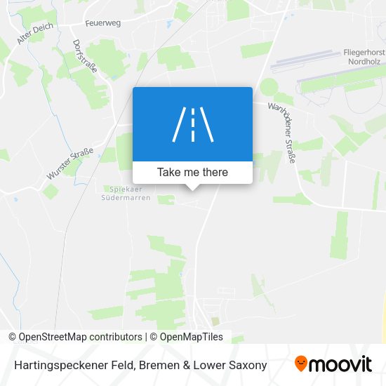 Hartingspeckener Feld map