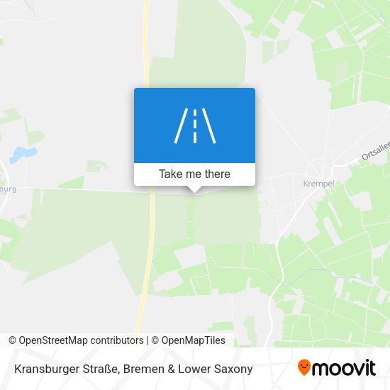 Kransburger Straße map