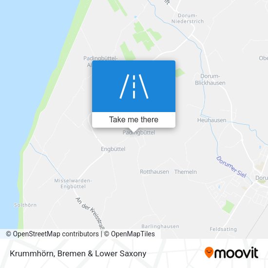 Krummhörn map