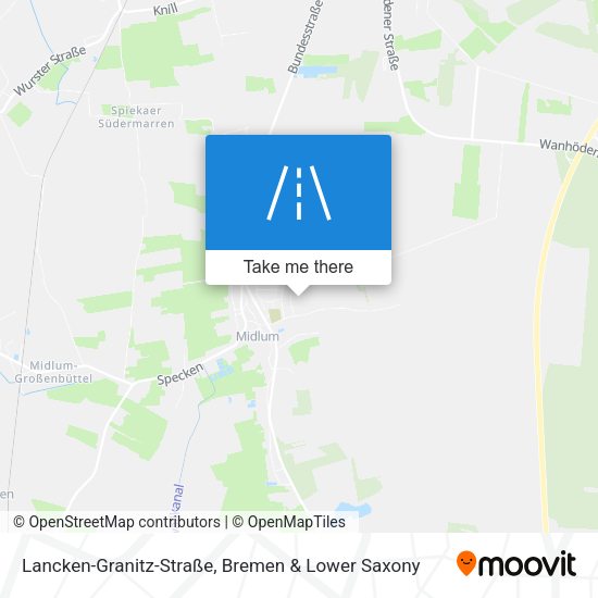 Lancken-Granitz-Straße map