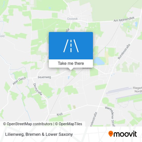 Lilienweg map