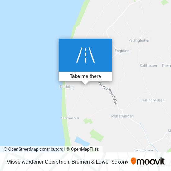 Misselwardener Oberstrich map