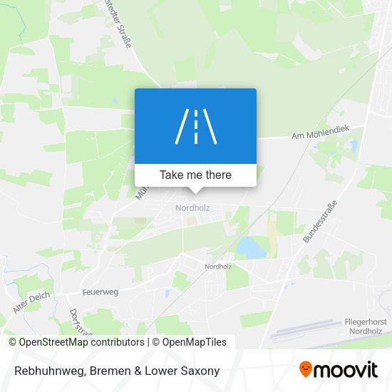 Rebhuhnweg map