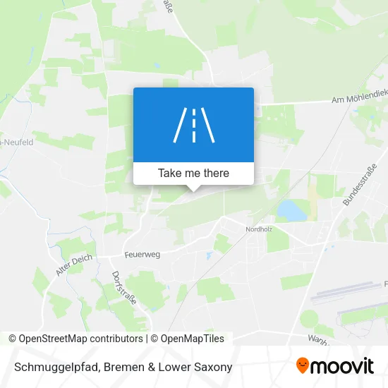 Карта Schmuggelpfad