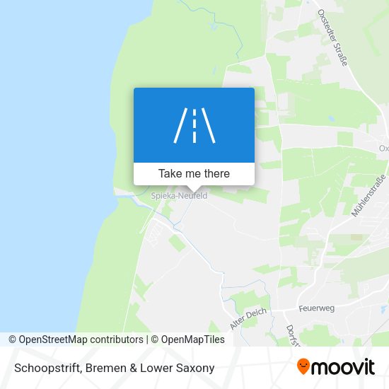 Schoopstrift map