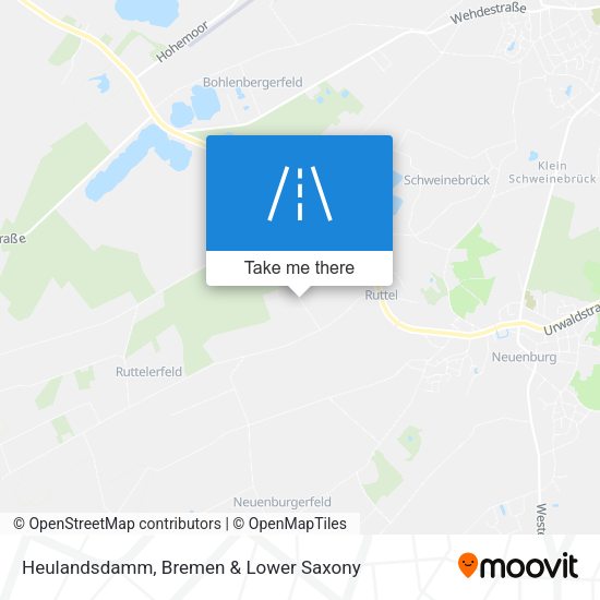 Heulandsdamm map