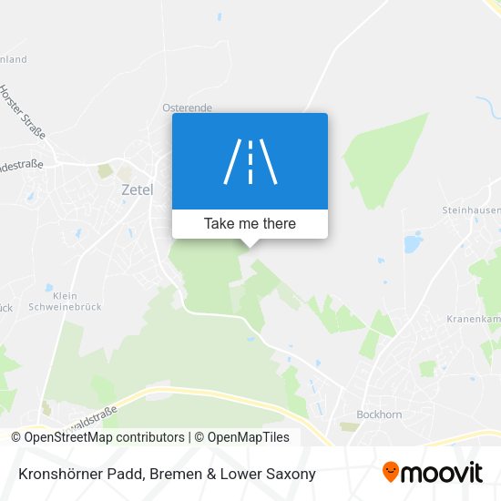 Kronshörner Padd map