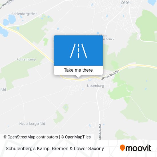 Schulenberg's Kamp map