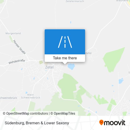 Südenburg map