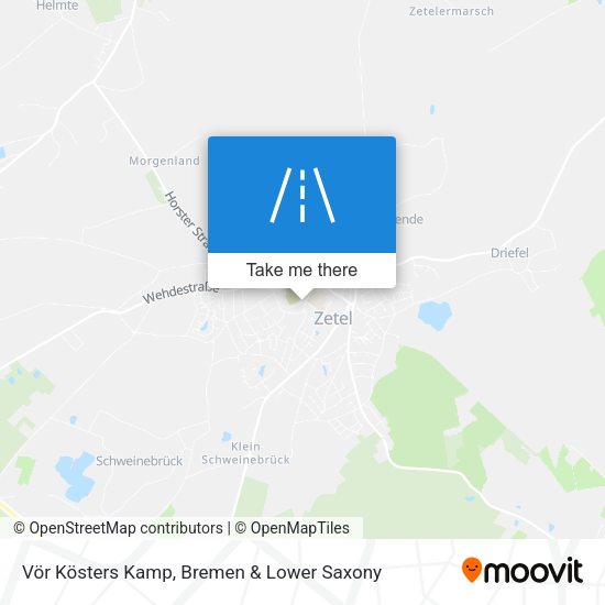 Vör Kösters Kamp map
