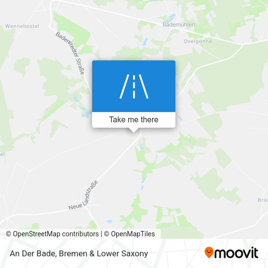 An Der Bade map