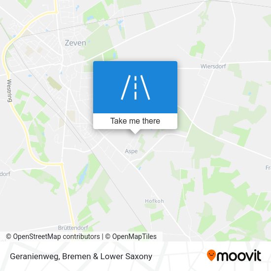 Geranienweg map