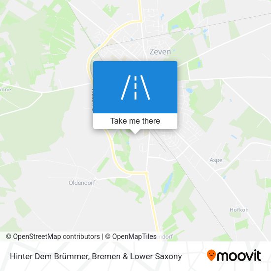 Hinter Dem Brümmer map