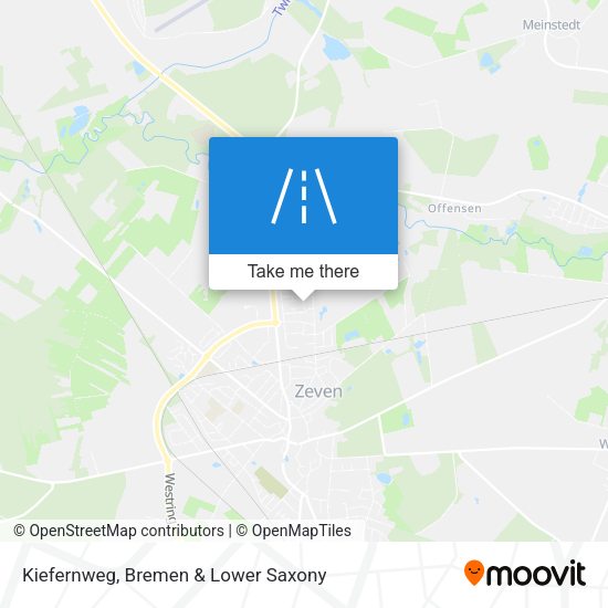 Kiefernweg map