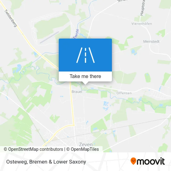 Карта Osteweg