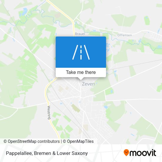 Pappelallee map