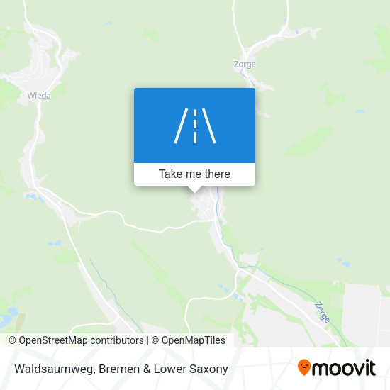 Waldsaumweg map