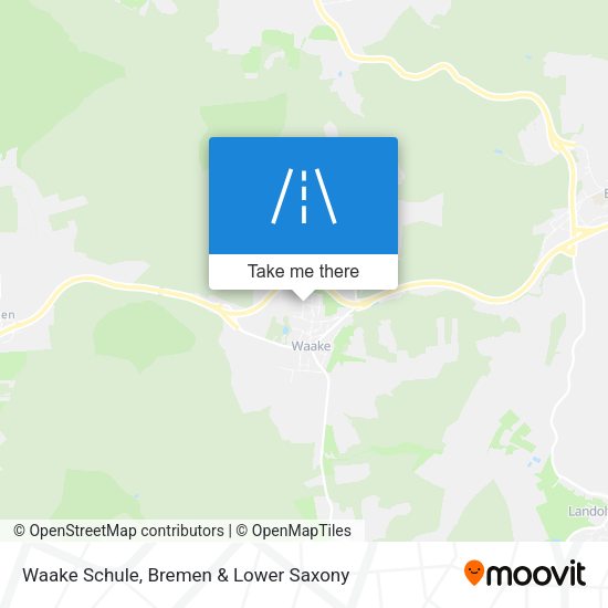 Waake Schule map