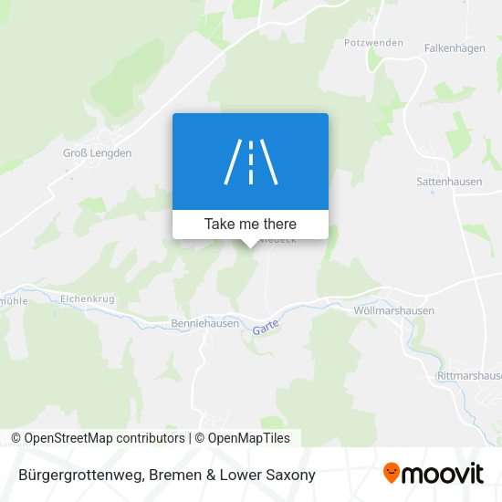 Bürgergrottenweg map